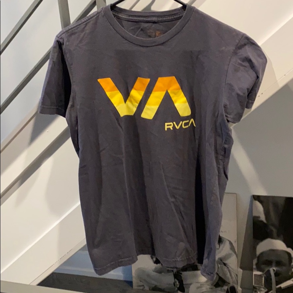 Grey RVCA Tee
